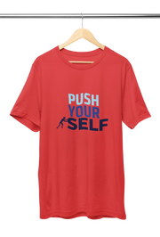 Premium Red Regular Fit Tshirt for Men - 180 GSM Cotton | Fullmoon Styles