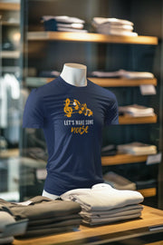 Navy Blue Oversized - Lets Make Some Noise Men Oversized 210 Design | Men Fashion