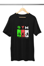 Premium Black Regular Fit Tshirt for Men - 180 GSM Cotton | Fullmoon Styles