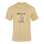 Women Oversized - Music Is My Life Women Oversized 210 Beige | Fullmoon Styles