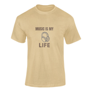 Women Oversized - Music Is My Life Women Oversized 210 Beige | Fullmoon Styles