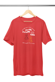 We Are Future Kings Women Regular Fit Tshirt 180 Red Regular Fit Tshirt - Premium Cotton Women Wear