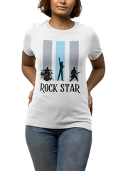 Comfortable Women Regular Fit Tshirt in White - 180 GSM | Fullmoon Styles