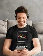 Comfortable Men Regular Fit Tshirt in Black - 180 GSM | Fullmoon Styles