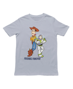 Men Regular Fit Tshirt - Woody And Buzz Friends Forever Men Regular Fit Tshirt 180 Gray | Fullmoon Styles