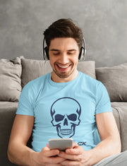 The Terminator I Will Be Back Men Regular Fit Tshirt 180 Sky Blue Regular Fit Tshirt - Premium Cotton Men Wear