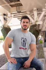 Comfortable Men Regular Fit Tshirt in Gray - 180 GSM | Fullmoon Styles