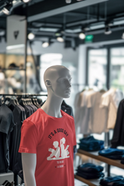 Comfortable Men Regular Fit Tshirt in Red - 180 GSM | Fullmoon Styles