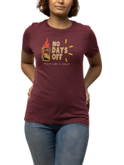 Comfortable Women Regular Fit Tshirt in Maroon - 180 GSM | Fullmoon Styles