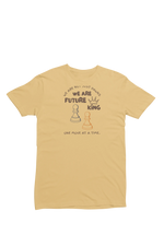 We Are Future Kings Women Regular Fit Tshirt 180 Beige Regular Fit Tshirt - Premium Cotton Women Wear