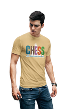 Comfortable Men Regular Fit Tshirt in Beige - 180 GSM | Fullmoon Styles