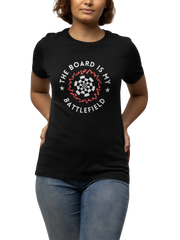 Black Regular Fit Tshirt - Battlefield Women Regular Fit Tshirt 180 Design | Women Fashion