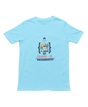 Women Regular Fit Tshirt - Git Commit Awesomeness Women Regular Fit Tshirt 180 Sky Blue | Fullmoon Styles
