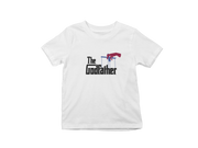 The Godfather Kids Regular Fit Tshirt 180 White Regular Fit Tshirt - Premium Cotton Kids Wear