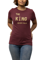 Maroon Regular Fit Tshirt - King Never Falls Women Regular Fit Tshirt 180 Design | Women Fashion