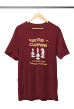 Women Regular Fit Tshirt - Waiting For Command Women Regular Fit Tshirt 180 Maroon | Fullmoon Styles