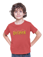 Batman Kids Regular Fit Tshirt 180 Red Regular Fit Tshirt - Premium Cotton Kids Wear