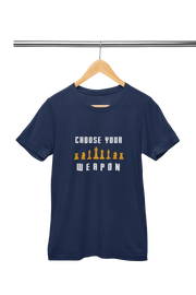 Premium Navy Blue Regular Fit Tshirt for Men - 180 GSM Cotton | Fullmoon Styles