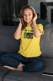 One More Rep Women Regular Fit Tshirt 180 Yellow Regular Fit Tshirt - Premium Cotton Women Wear