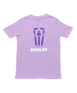 Women Regular Fit Tshirt - Bowled Women Regular Fit Tshirt 180 Lavender | Fullmoon Styles