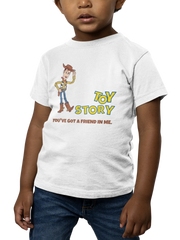 White Regular Fit Tshirt - Toy Story Woody Kids Regular Fit Tshirt 180 Design | Kids Fashion