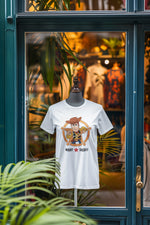 White Oversized - Toy Story Woody Sheriff Women Oversized 210 Design | Women Fashion