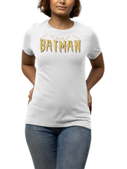 White Regular Fit Tshirt - Batman Women Regular Fit Tshirt 180 Design | Women Fashion