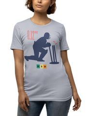 Comfortable Women Regular Fit Tshirt in Gray - 180 GSM | Fullmoon Styles