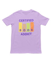 Certified Book Addict Men Regular Fit Tshirt 180 Lavender Regular Fit Tshirt - Premium Cotton Men Wear