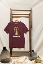 Comfortable Men Regular Fit Tshirt in Maroon - 180 GSM | Fullmoon Styles
