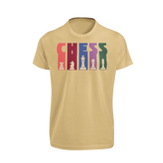 Women Regular Fit Tshirt - Chess Women Regular Fit Tshirt 180 Beige | Fullmoon Styles