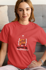 Comfortable Women Regular Fit Tshirt in Red - 180 GSM | Fullmoon Styles