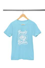 Comfortable Women Regular Fit Tshirt in Sky Blue - 180 GSM | Fullmoon Styles