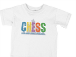 Kids Regular Fit Tshirt - Chaos Checkmate Kids Regular Fit Tshirt 180 White | Fullmoon Styles