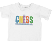 Kids Regular Fit Tshirt - Chaos Checkmate Kids Regular Fit Tshirt 180 White | Fullmoon Styles