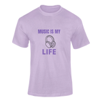 Men Oversized - Music Is My Life Men Oversized 240 Lavender | Fullmoon Styles