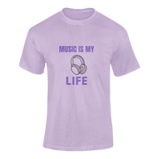 Men Oversized - Music Is My Life Men Oversized 240 Lavender | Fullmoon Styles