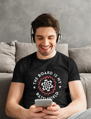 Battlefield Men Regular Fit Tshirt 180 Black Regular Fit Tshirt - Premium Cotton Men Wear