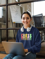 Comfortable Women Regular Fit Sweatshirt in Navy Blue - 320 GSM | Fullmoon Styles