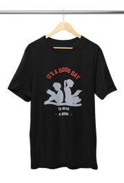 Premium Black Regular Fit Tshirt for Women - 180 GSM Cotton | Fullmoon Styles