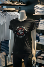 Premium Black Regular Fit Tshirt for Women - 180 GSM Cotton | Fullmoon Styles