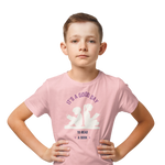 Good Day To Read Kids Regular Fit Tshirt 180 Baby Pink Regular Fit Tshirt - Premium Cotton Kids Wear