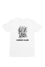 Men Regular Fit Tshirt - Chess Club Men Regular Fit Tshirt 180 White | Fullmoon Styles
