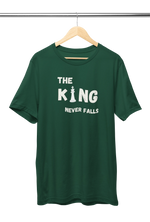 King Never Falls Women Regular Fit Tshirt 180 Bottle Green Regular Fit Tshirt - Premium Cotton Women Wear