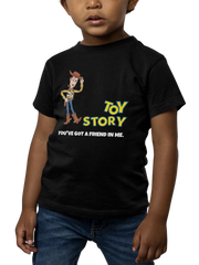 Comfortable Kids Regular Fit Tshirt in Black - 180 GSM | Fullmoon Styles