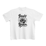 Premium White Regular Fit Tshirt for Kids - 180 GSM Cotton | Fullmoon Styles