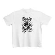 Premium White Regular Fit Tshirt for Kids - 180 GSM Cotton | Fullmoon Styles