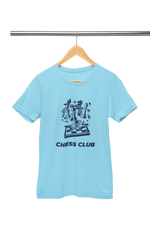 Premium Sky Blue Regular Fit Tshirt for Women - 180 GSM Cotton | Fullmoon Styles