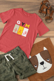 One More Rep Kids Regular Fit Tshirt 180 Red Regular Fit Tshirt - Premium Cotton Kids Wear