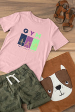 Comfortable Kids Regular Fit Tshirt in Baby Pink - 180 GSM | Fullmoon Styles